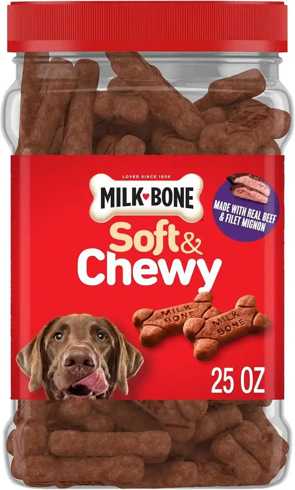 Milk-Bone Soft & Chewy Mini'S Dog Training Treats, 18 Oz Canister | Made with Real Chicken Breast, Small Dog Treats for Training and Rewarding, 18% Protein, Fortified with Vitamins and Minerals12