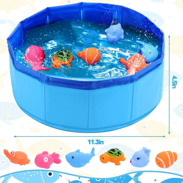 BABORUI Cat Pool Toy with Fish-Water Cat Toys, Portable Cat Pool Toy, Cat Water Toys for Bored Indoor Cats, Interactive Cat Toys for Indoor Cats for Endless Self Play6