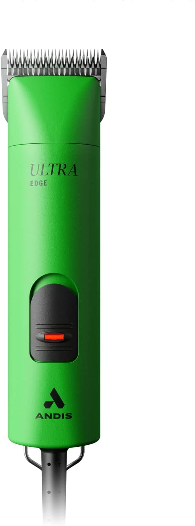 andis-professional-ultraedge-super-2-speed-detachable-blade-dog-pet-clipper-rotary-motor-with-shatter-proof-housing-runs-calm-silent-14-inch-cord-for-all-dog-coats-breeds-120-volts-green