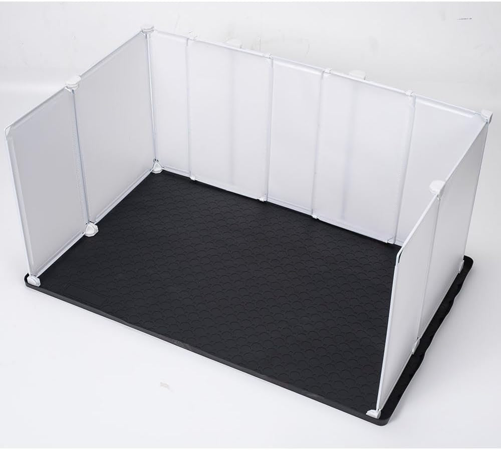 litter-box-splash-guard-litter-box-pee-shields-for-dogs-easy-to-clean-indoor-dog-fence-with-puppy-pee-pad-holder-tray-fits