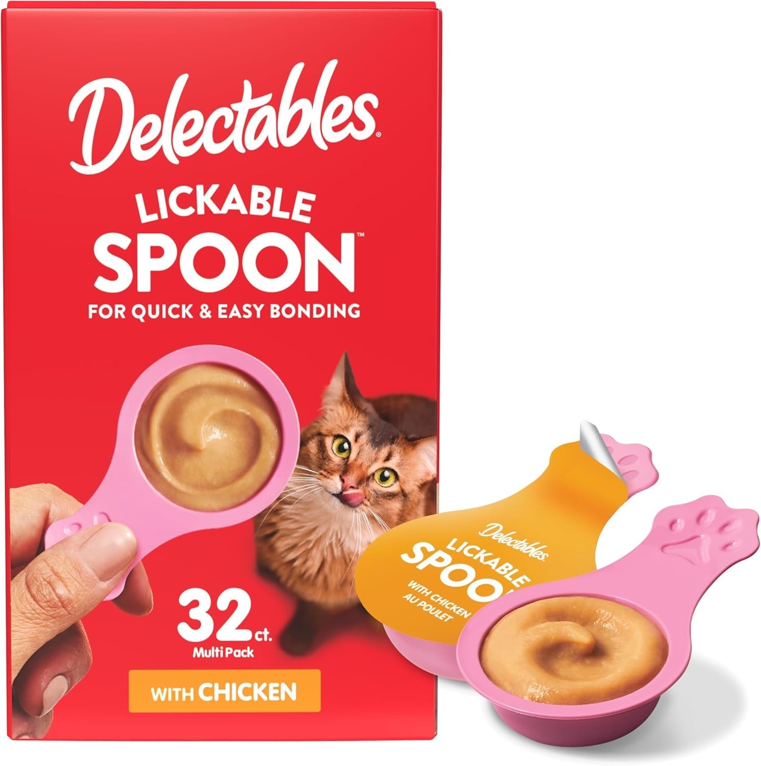 delectables-lickable-spoon-handheld-wet-cat-treats-made-with-real-chicken-salmon-quick-easy-creamy-puree-mess-free-grain-free-no-added-fillers-no-by-products-variety-pack-32ct