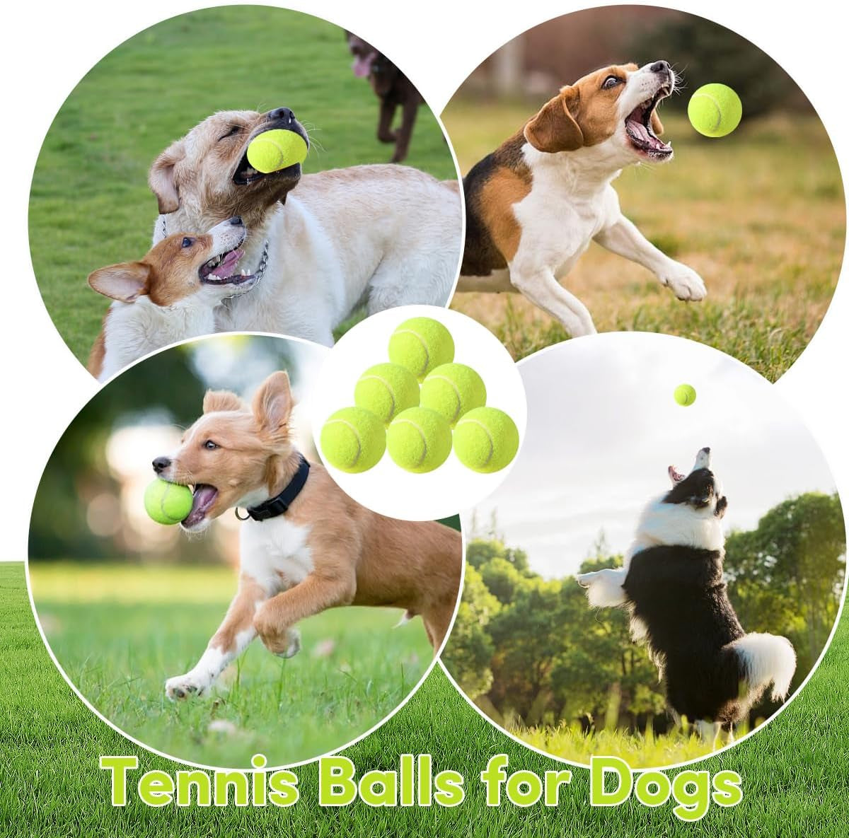 ziyize-mini-tennis-balls-6-pack-2-inch-dog-tennis-balls-easy-catching-pet-playing-ball-for-2-inch-dog-ball-launcher
