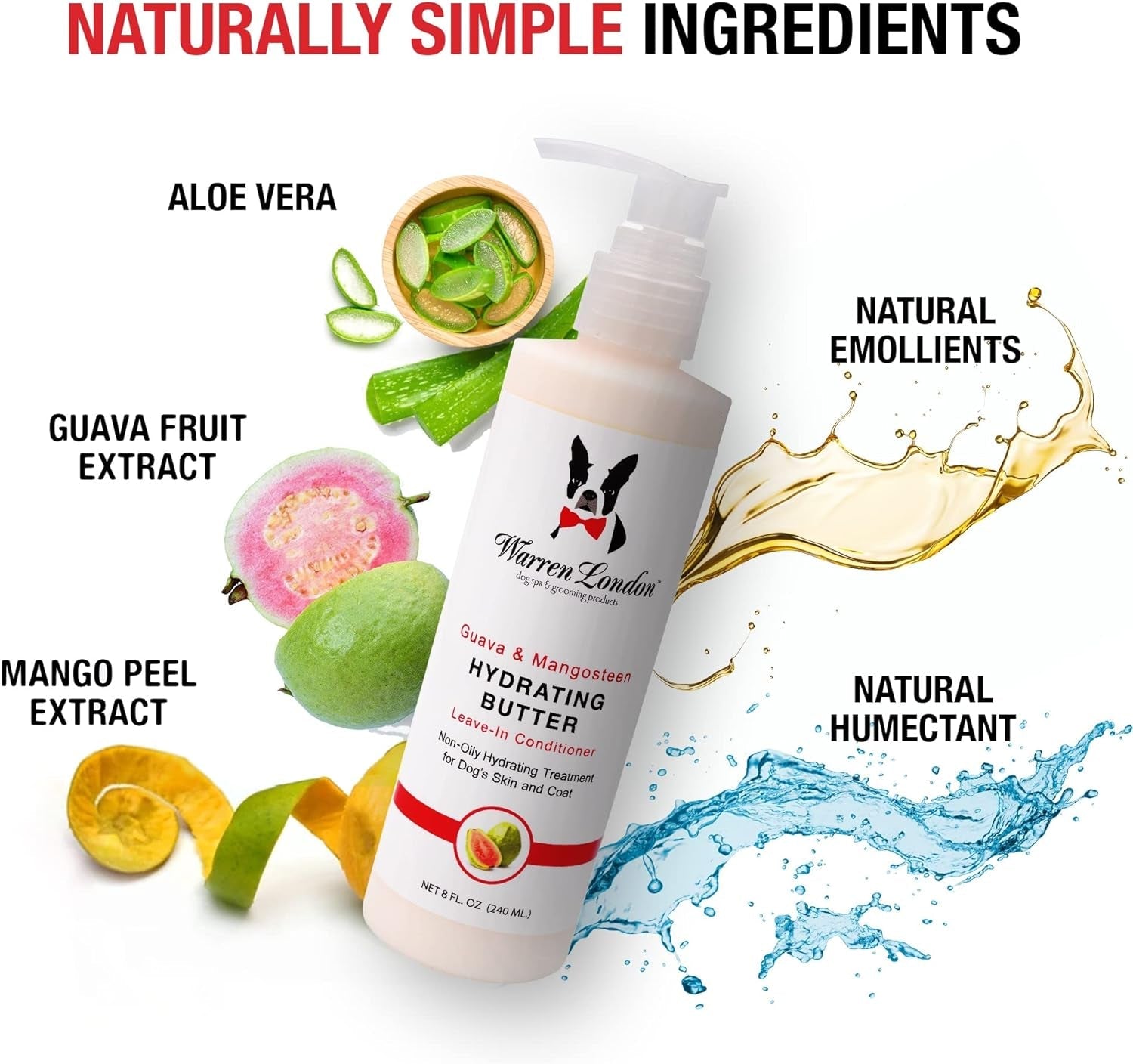 warren-london-hydrating-butter-leave-in-pet-conditioner-for-dogs-lotion-for-skin-and-coat-aloe-puppy-dog-conditioner-for-hair-detangler-dry-skin-pet-fur-dandruff-made-in-usa-guava-8oz