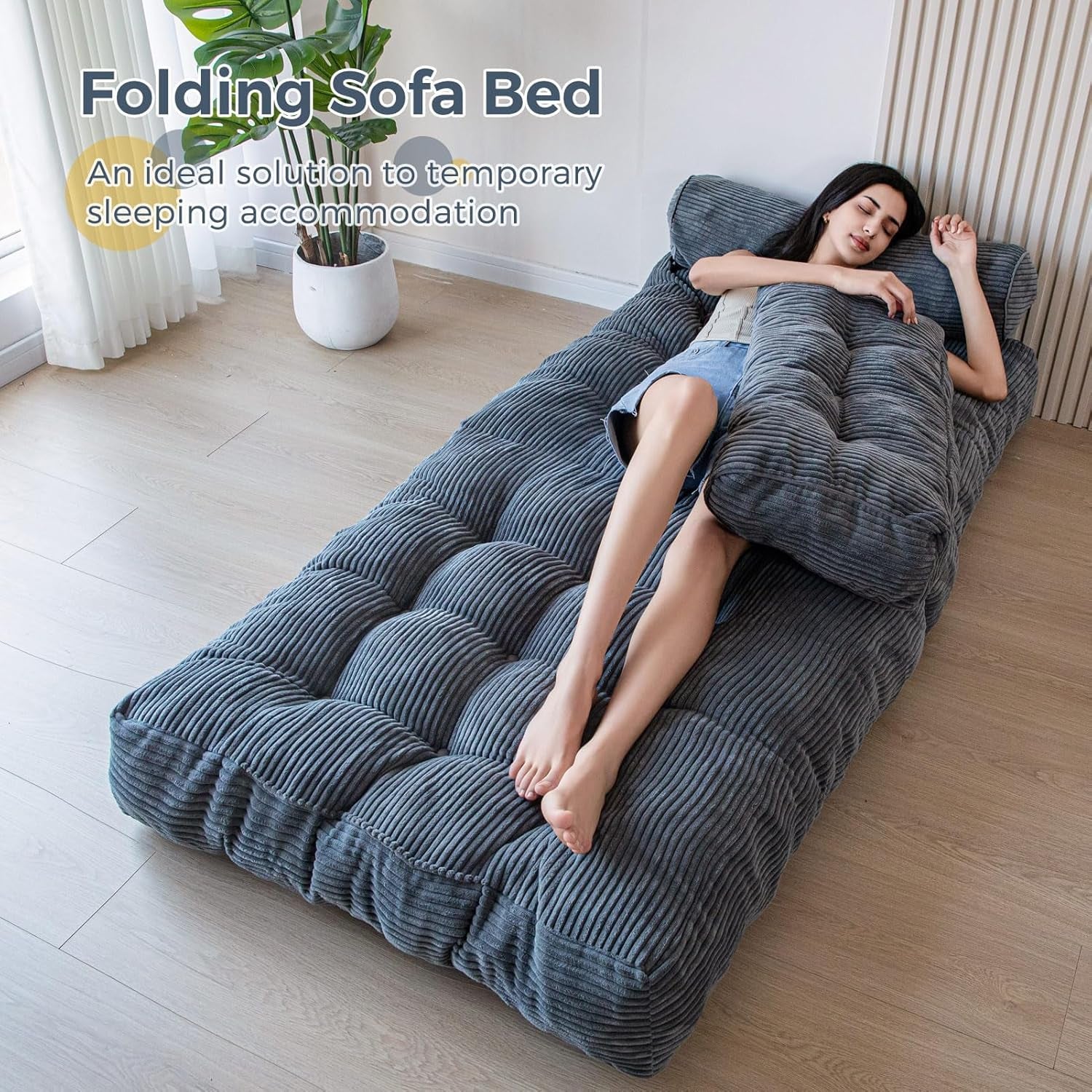 folding-sofa-bed-convertible-chair-bed-with-pillow-foldable-couch-with-back-support-portable-fold-out-chair-comfy-floor-sofa-for-living-room-bedroom-dark-grey-single
