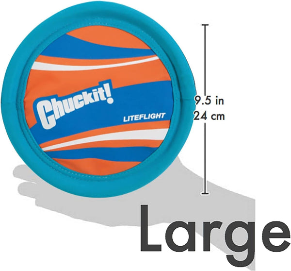 Chuckit! Lite Flight Dog Fetch Toy, Large (10 Inch Diameter)3