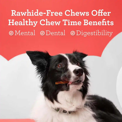 Dreambone Triple Flavor Twisties Dog Treats, Daily Rawhide-Free Chew, Digests Safely, with Real Protein, Beef, Pork, Chicken and Veggies, 25 Count2