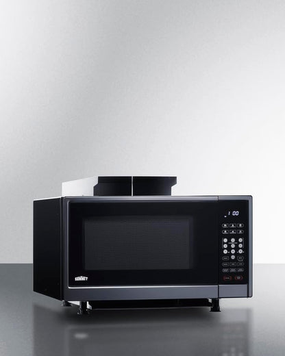 Summit 24" Built-In Microwave with Trim Kit, Stainless Steel - SMBI24 | 1000W Built-In Microwave with Stainless Steel Trim Kit Designed to Fit 15 3/4" H X 22 1/2" W X 18 1/4" D Wide Cutouts7