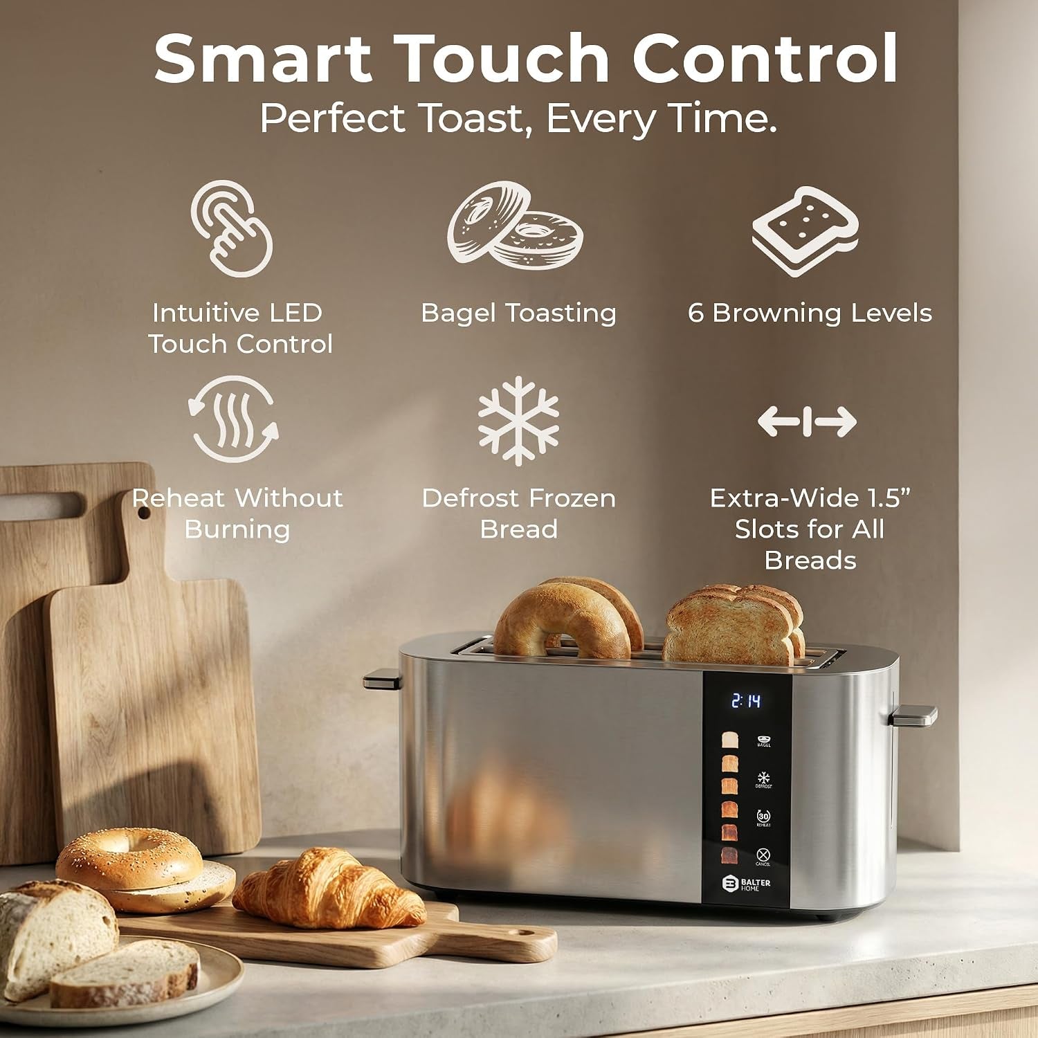 toaster-4-slice-wide-slot-bagel-function-long-slot-stainless-steel-touch-screen-built-in-rack-extra-wide-1-5-slots-for-thick-breads-bagel-timer-bpa-free-6-levels-removable-tray
