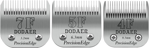 7FC Dog Grooming Ceramic Blades,Compatible with Andis,Oster A5,Wahl KM10 | Size 7FC Detachable Ceramic Blade 1/8-Inch 3.2MM Cut Length,3 Pack22