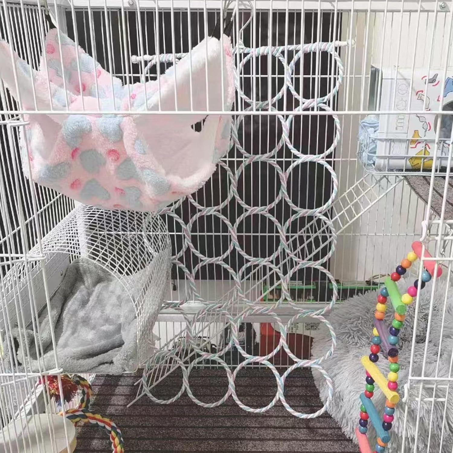 2-pack-hanging-rat-rope-net-bird-swing-toy-parrot-climbing-ladder-bridge-for-small-animal-cage-accessories