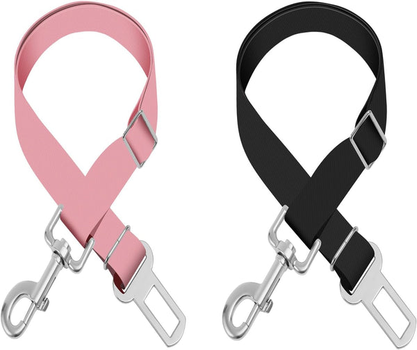 Adjustable Pet Cat and Dog Car Seat Belt，The Lanyard Is Flexible and Adjustable from 20 to 33 Inches (Floral)14