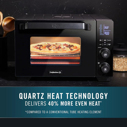 Calphalon Air Fryer Oven, 11-In-1 Toaster Oven Air Fryer Combo, Cool Touch Exterior, 26.4 QT/25 L, Fits 12" Pizza, Stainless Steel2
