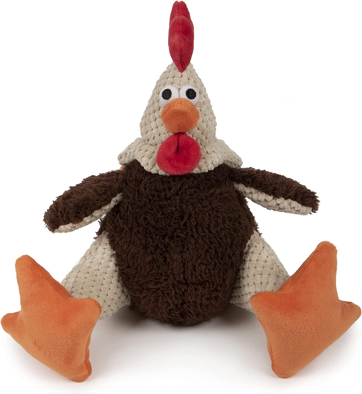 godog-checkers-fat-rooster-squeaky-plush-dog-toy-chew-guard-technology-white-large