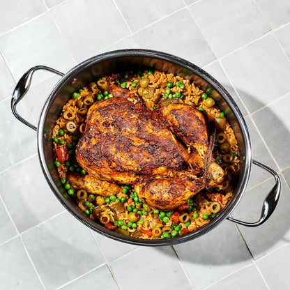Hexclad 6.5QT Hybrid Nonstick Braiser Dutch Oven with Lid, Induction Ready | Stay-Cool Handles, Dishwasher and Oven Safe up to 900°F, Compatible with All Cooktops7