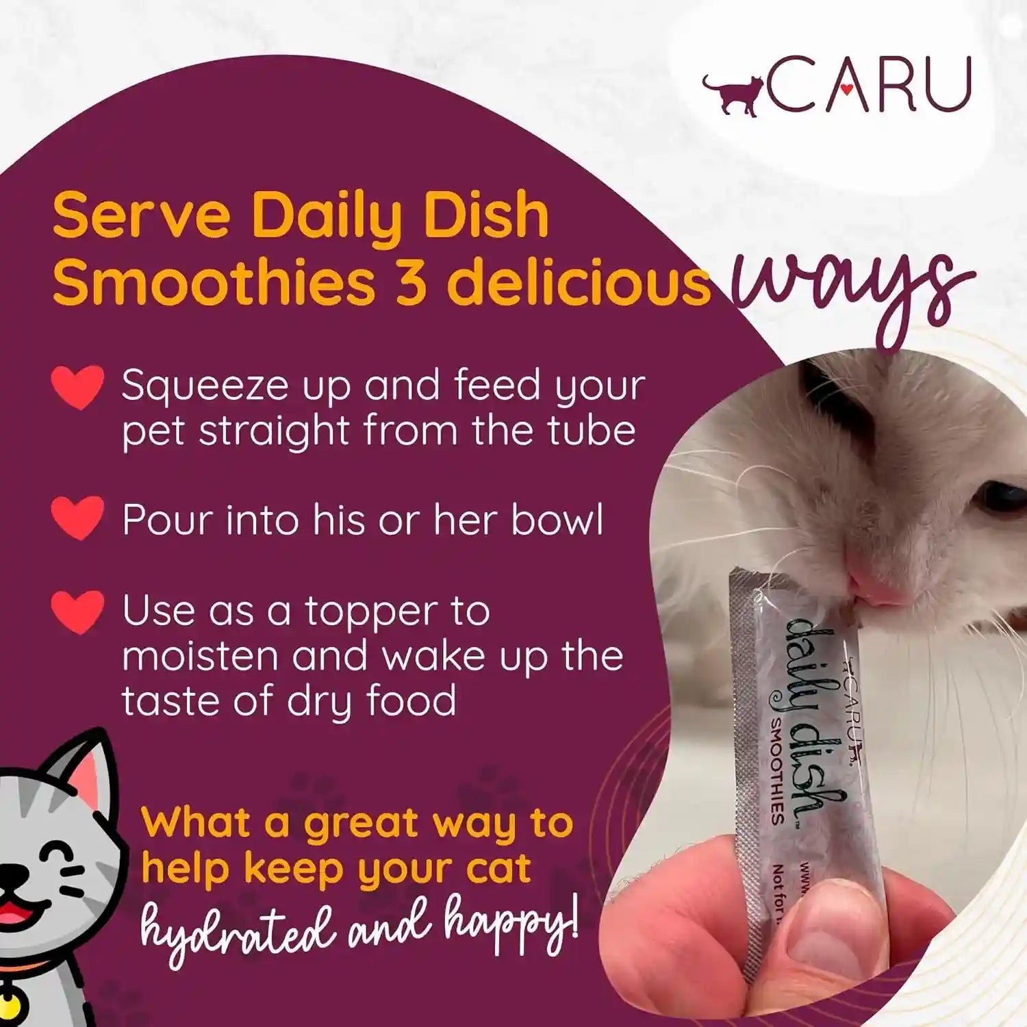 caru-daily-dish-tuna-flavored-cat-smoothies-0-5oz-tubes-4-pack