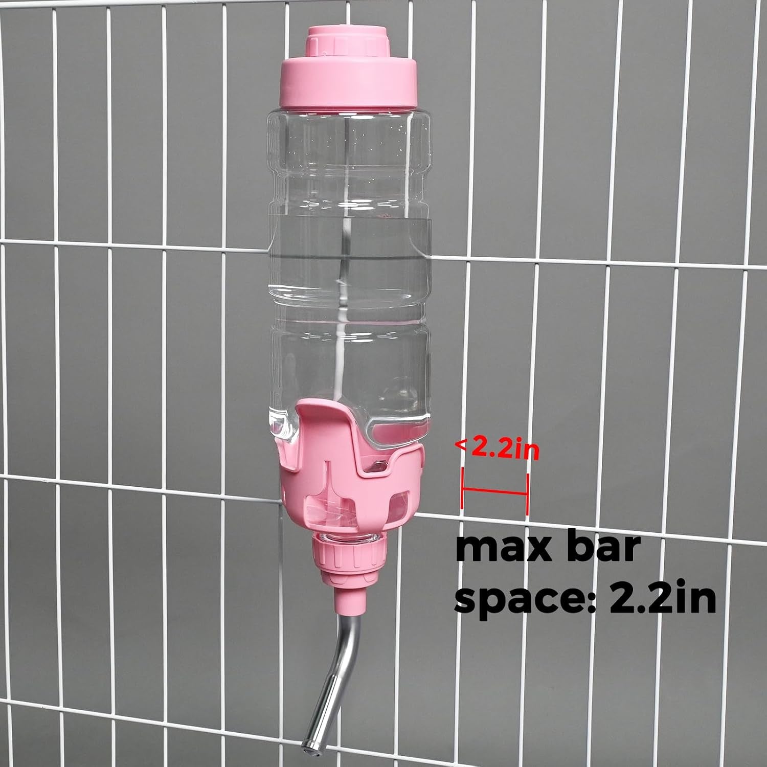 vannon-dog-crate-water-bottle-34oz-top-fill-pet-water-dispenser-pink-kennel-water-bottle-helps-keep-pets-hydrated-longer-with-fewer-refills-and-easy-daily-care