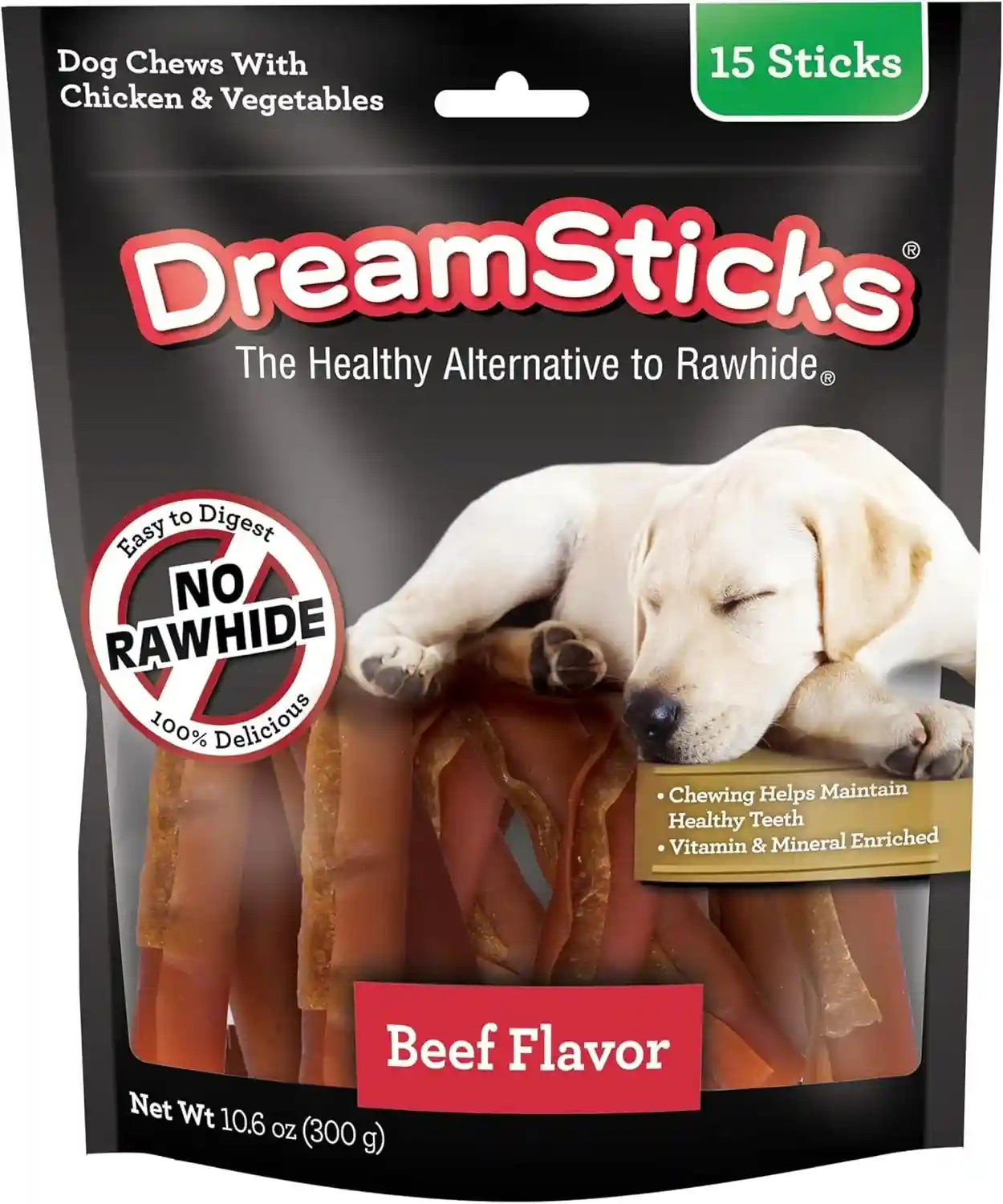 dreambone-chicken-wrapped-mini-stick-dog-treats-daily-rawhide-free-chew-digests-safely-and-completely-with-real-protein-chicken-and-veggies-15-count