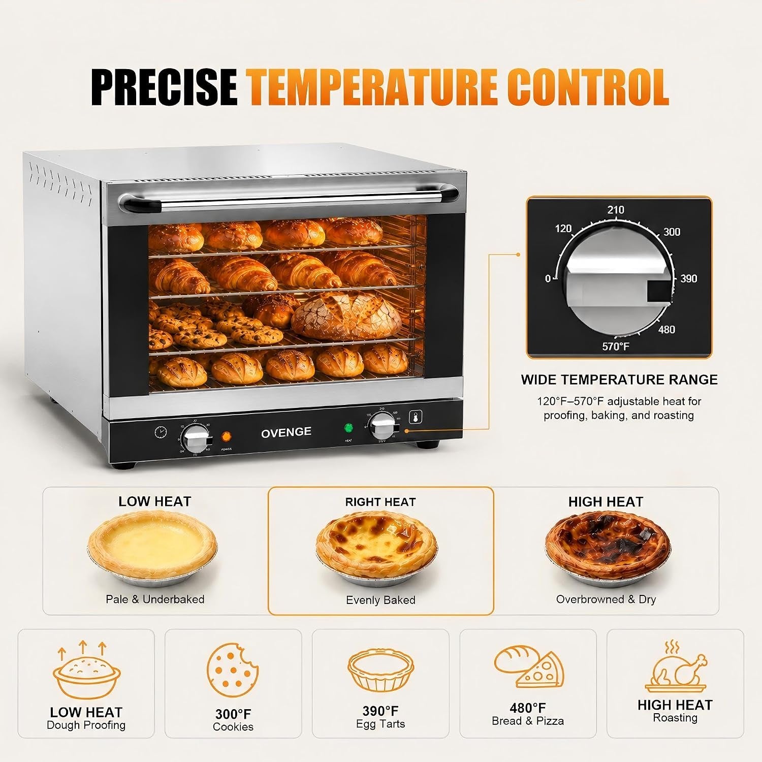 commercial-countertop-convection-oven-43qt-47l-110v-120v-360-hot-air-circulation-for-even-heating-precise-thermostat-120-min-auto-shutoff-timer-double-layer-glass-door-4-racks