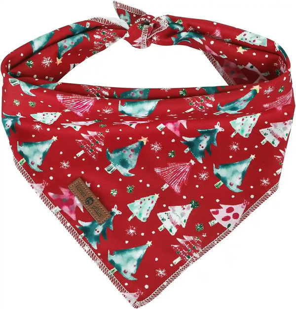 Lionet Paws Dog Bandana for Small Medium Large Dogs, Cat Kerchief Blue DOIT, Triangle Bibs Scarf for Girl or Boy12