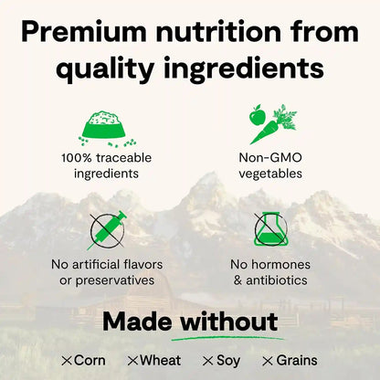 Open Farm Rawmix Grain Free Dry Dog Food, Front Range Kibble, 20Lb Bag | Grass Fed Beef, Pasture Raised Lamb, Humanely Raised Pork, Freeze Dried Raw Chunks, 100% Traceable Ingredients.7