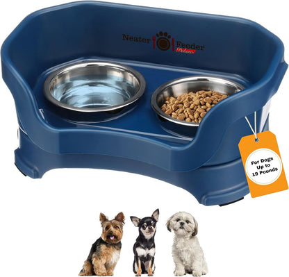 Neater Pet Brands Neater Feeder Deluxe Mess Proof Dog Bowls Elevated for Large Dogs over 40 Lbs, Made in USA, No Spill Raised Dog Food Bowl Stand Feeding Station, Food and Water Bowl Set, Black27