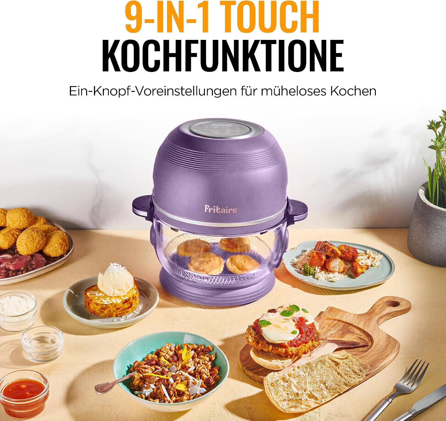non-toxic-air-fryer™-pro-9-in-1-glass-air-fryer-self-cleaning-5-quart-rotisserie-and-tumbler-400f-vortex-for-even-cooking-bpa-free-teflon-free-recrisp-roast-bake-lavender