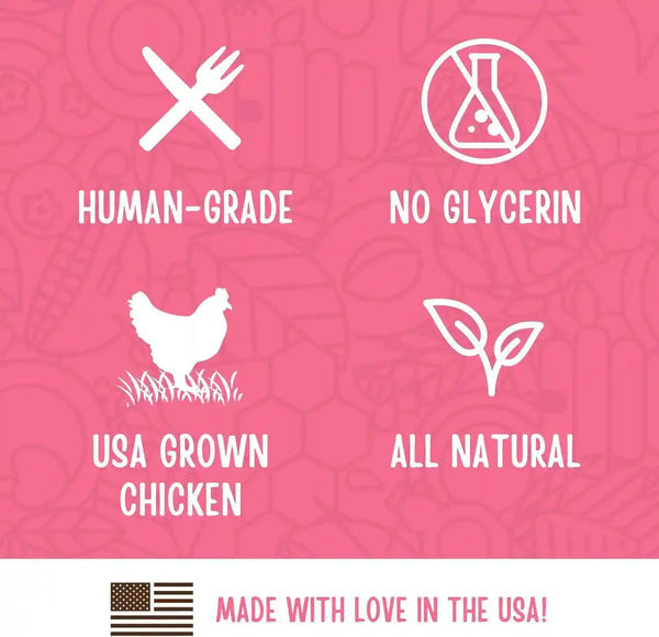 Full Moon Chicken Strips Healthy All Natural Dog Treats Human Grade Made in USA Grain Free, 1.5 Pound (Pack of 1) | Human Grade, No Corn, No Wheat, No Soy, Glycerin Free, Made in the USA6