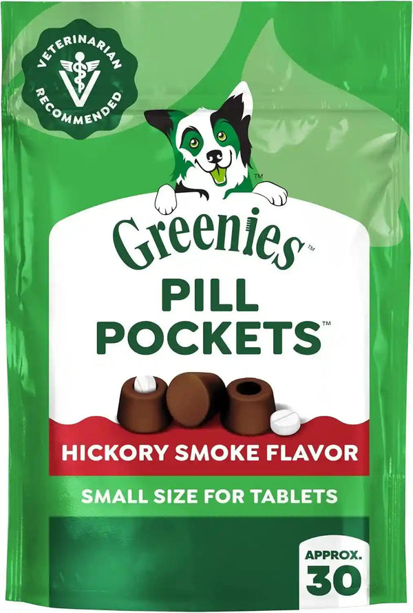 Greenies Pill Pockets Small Dog Treats, Chicken Flavor, 3.2 Oz | Vet-Recommended, Masks Pill Smell & Taste, Easy Pinch-Close Design, Stress-Free Medicating, Tablet Size, 3.2 Oz. Pouch17