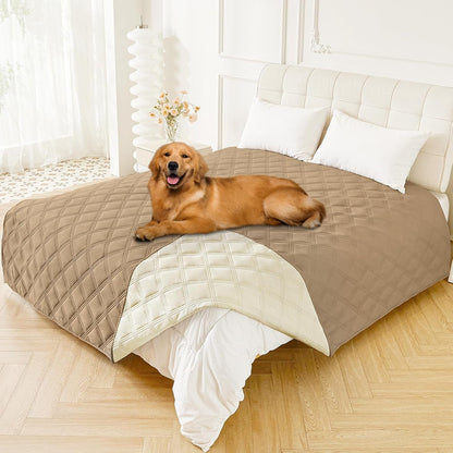 Smiry Waterproof Dog Bed Cover Blanket, Reversible Pet Blanket | Soft Reversible, Washable Leakproof Cats Dogs Couch Cover for Sofa, Couch, Furniture (30X70 Inch)19