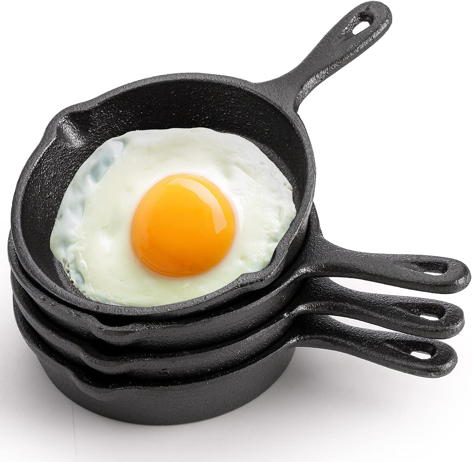 4-pack-mini-cast-iron-skillet-4-small-frying-pans-with-double-drip-spouts-for-stove-oven-grill-safe-indoor-and-outdoor-use-non-stick