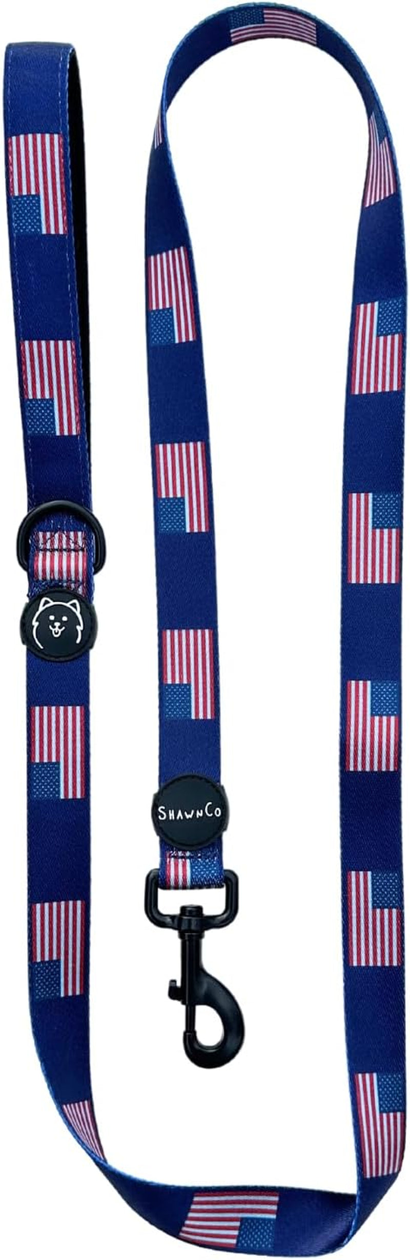 shawnco-dream-walk-dog-leash-premium-nylon-pet-leash-with-soft-neoprene-handle-for-small-medium-and-large-dogs-icy-lilac-m-l-6ft-w-2-handles