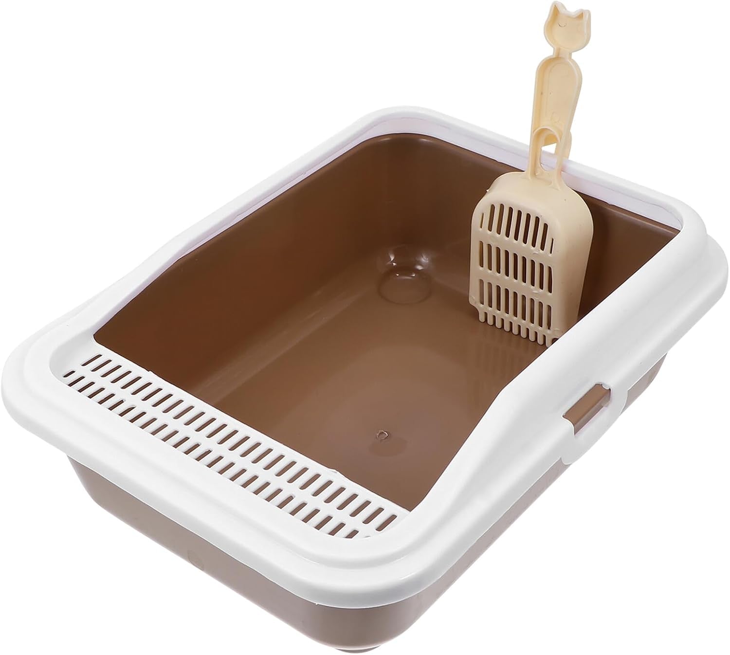 milisten-cat-litter-box-with-scoop-splash-proof-kitten-litter-pan-medium-square-plastic-cat-toilet-and-pet-housebreaking