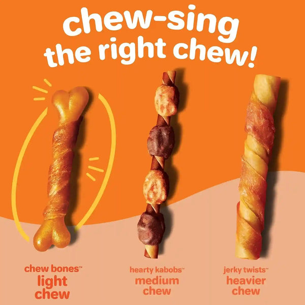 Oinkies Chicken Wrapped Lasting Chew Bone Dog Treats, 25 Ct6