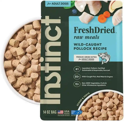 Instinct Freeze-Dried Meals, Freshdried Bites, Natural Dog Food, Grain-Free - Grass-Fed Beef, 25 Oz. Bag12