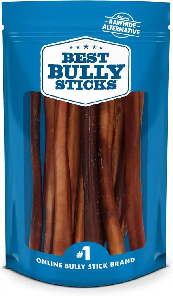 Best Bully Sticks Thick Bully Sticks Dog Chews, 6", 5 Count | 100% Grass-Fed Beef, Single Ingredient Natural Dog Chews, Easily Digestible, Long Lasting, Rawhide-Free, Grain-Free7