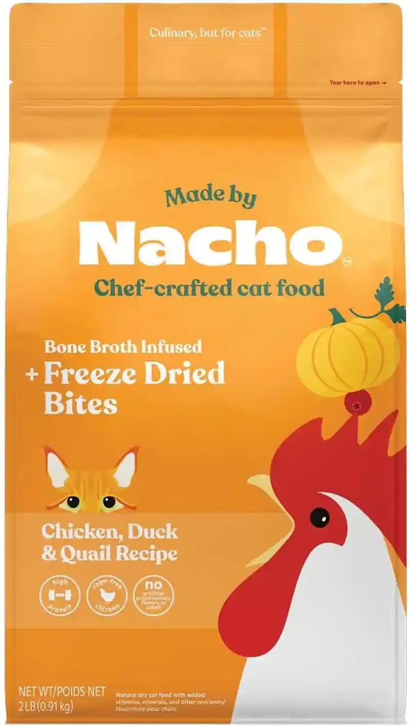 made-by-nacho-dry-cat-kibble-4lb-bag-high-protein-and-grain-friendly-premium-cat-food-cage-free-chicken-pumpkin-recipe-infused-with-bone-broth-for-hydration-limited-ingredients-single-bag