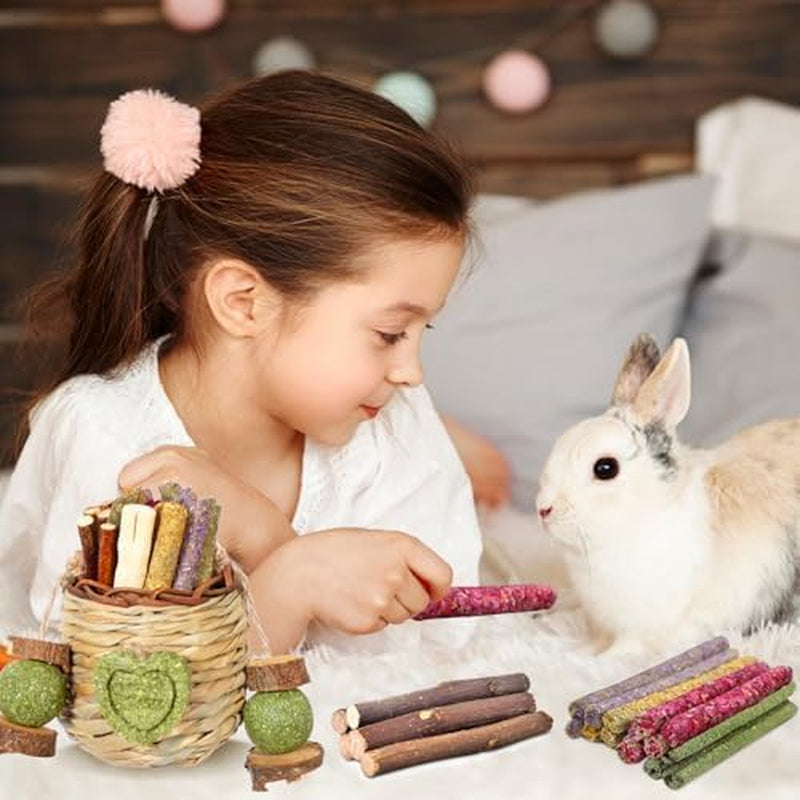 jorewood-rabbit-chew-toys-natural-hanging-basket-with-sweet-bamboo-timothy-hay-peach-sticks-for-bunny-chinchillas-guinea-pigs-hamsters-rats-teeth-grinding