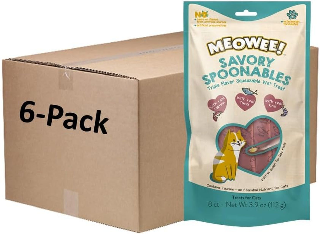 meowee-savory-spoonables-variety-pack-12-count-tube-triple-flavor-squeezable-lickable-wet-treats-for-cats-with-built-in-spoon-for-less-mess