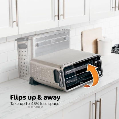 Ninja Foodi Smart Dual Heat Air Fry Oven, 13-In-1, Silver, SP351 | Smart Cook Thermometer, 500F Searplate, Air Fry, Sear Crisp, Roast, Bake, Dehydrate, 1800W5
