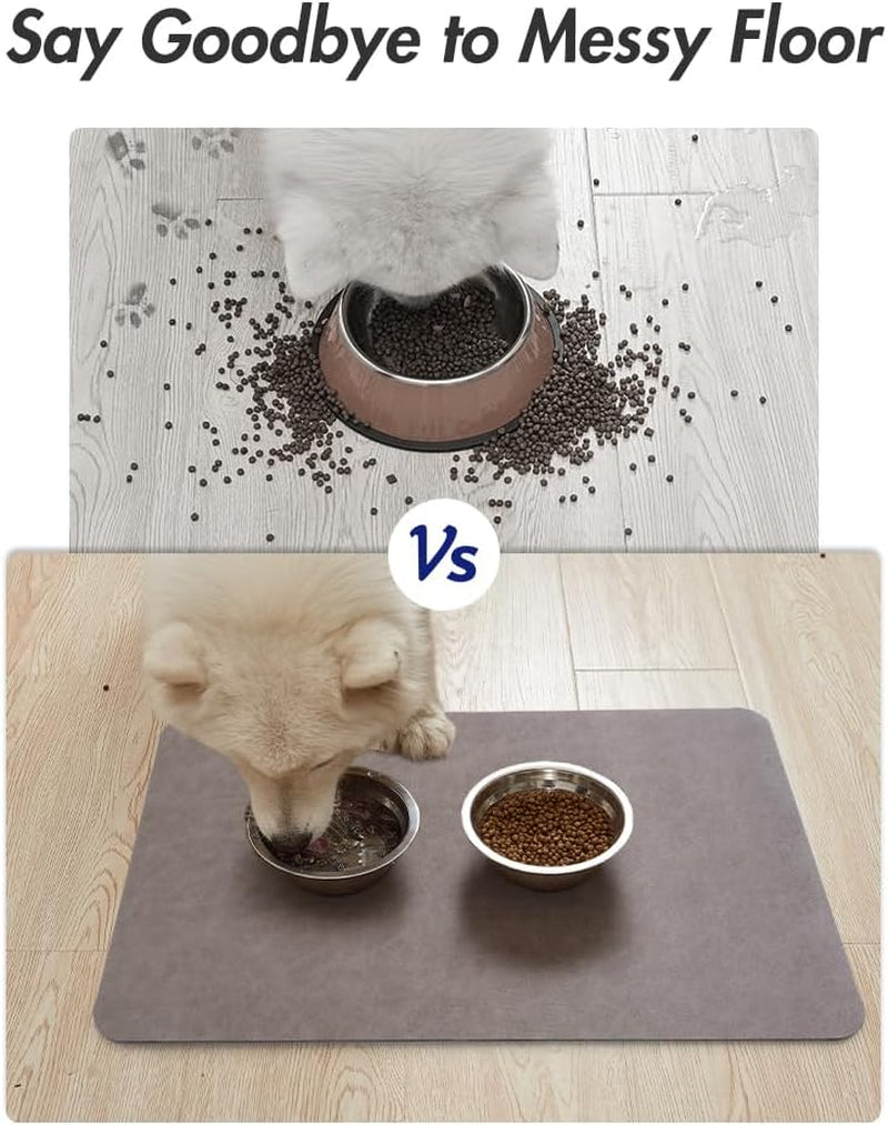 montvoo-absorbent-pet-feeding-mat-no-stains-pet-mat-for-food-and-water-bowl-quick-dry-cat-dog-food-mat-water-dispenser-mat-pet-supplies-mat-dog-water-bowl-mat-for-messy-drinker-brown-16x24