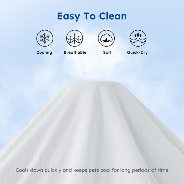 ZOMISIA Cooling Blanket for Large Dogs - Washable Dog Cooling Mat for Hot Weather, Travel Soft Pet Summer Essentials, Grey, 40"X50"5