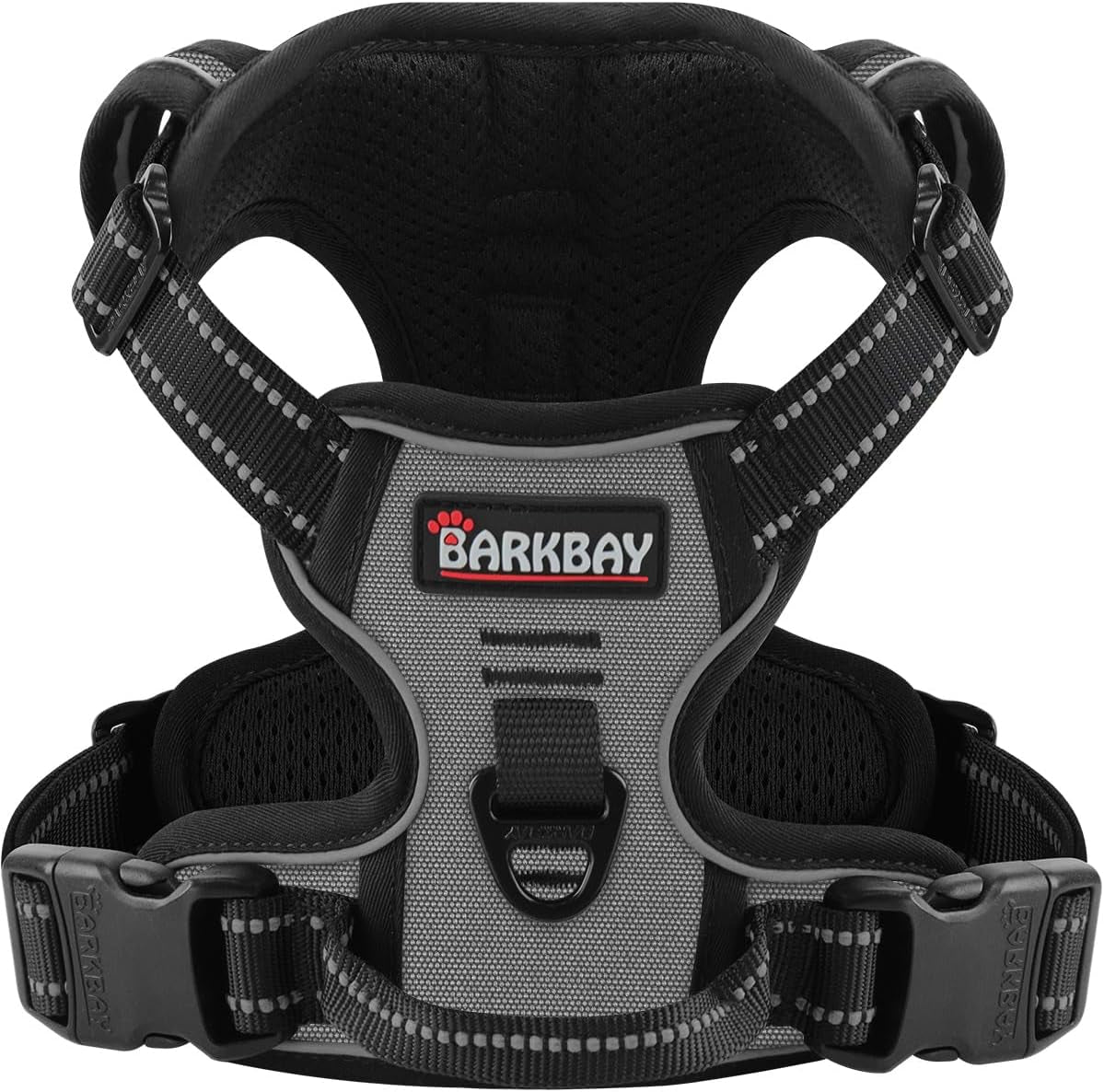 barkbay-no-pull-pet-harness-dog-harness-adjustable-outdoor-pet-vest-3m-reflective-oxford-material-vest-for-pink-dogs-easy-control-for-small-medium-large-dogs-l