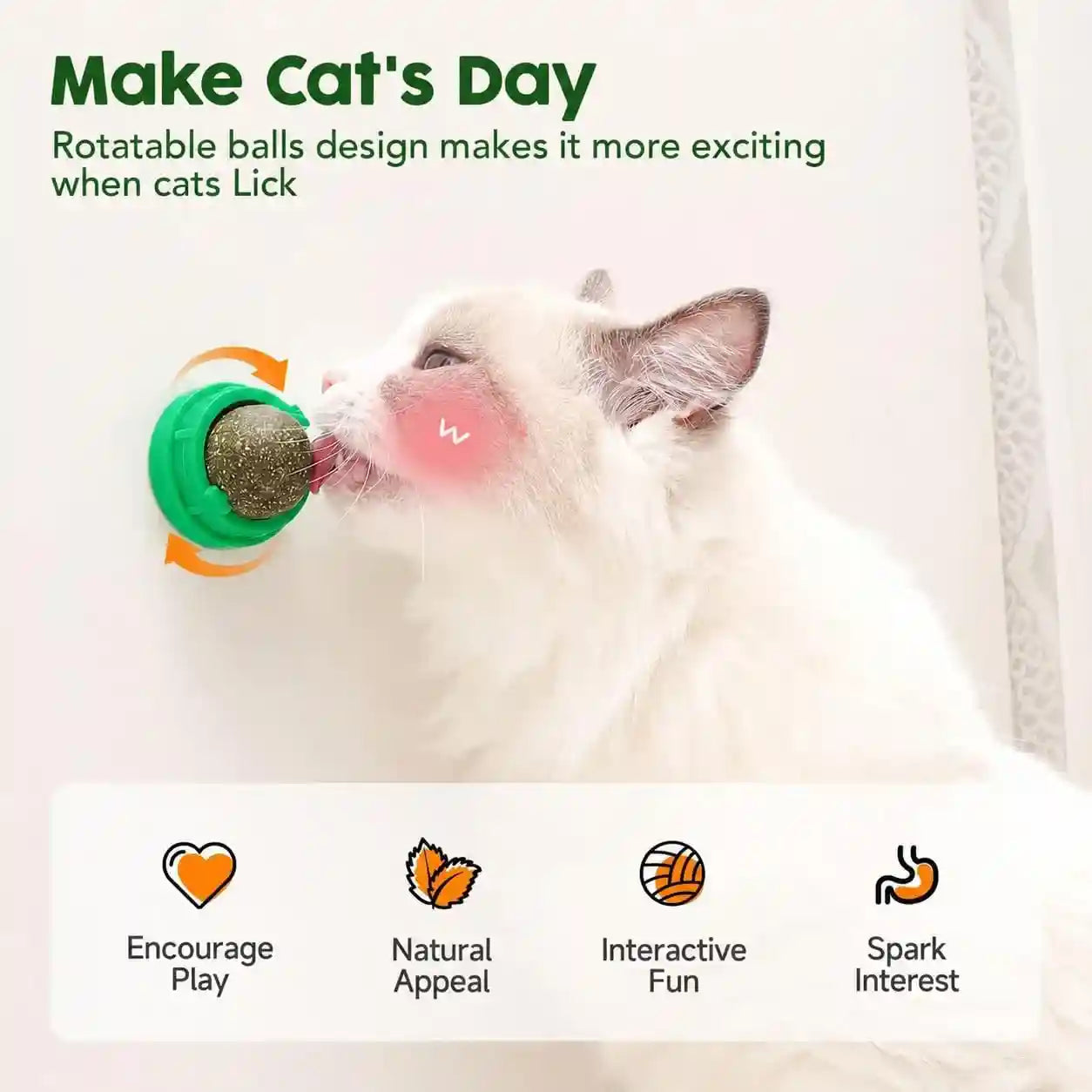 potaroma-catnip-toys-balls-4-pcs-with-extra-cat-energy-ball-edible-kitten-catnip-silvervine-toys-for-cats-lick-healthy-kitty-teeth-cleaning-dental-chew-toys-cat-wall-treats-green