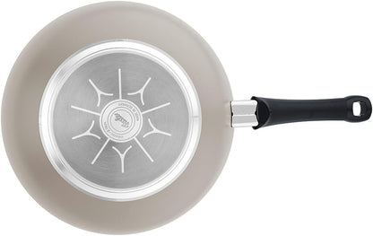 Ceratal Comfort 11 Inch Ceramic Non-Stick Wok, 3.9 Quart, Warm Grey, Made without Added PFAS/PTFE, All Stovetops Including Induction, Made in Germany6