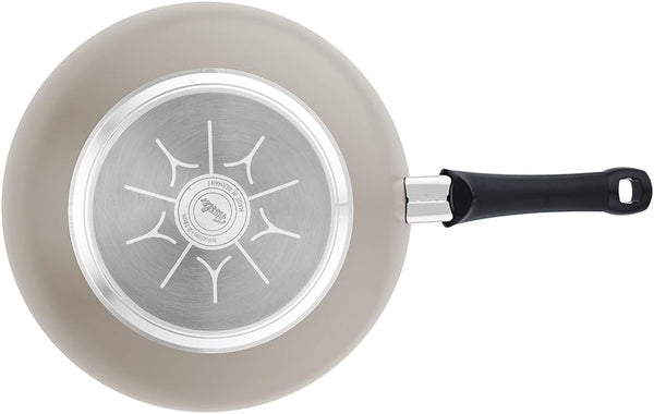 Ceratal Comfort 11 Inch Ceramic Non-Stick Wok, 3.9 Quart, Warm Grey, Made without Added PFAS/PTFE, All Stovetops Including Induction, Made in Germany6