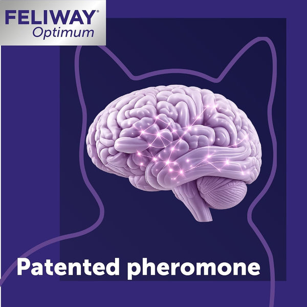 FELIWAY Optimum Cat Calming Diffuser Kit and 1 Pack Refill – Advanced Support to Help Reduce Urine Spraying, Scratching, Fighting and Hiding Due to Stress – All in One Cat Pheromone Plug in Diffuser6