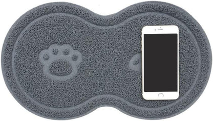 Hemobllo Pet Litter Mat Pet Food Tray Cat Mat Pet Food Containers Pet Water Bowl Pet Food Mats Litter Mats Extra Large Easy Clean Cat Litter Mat Dog Pads Extra Large Floor Mat Cats and Dogs3
