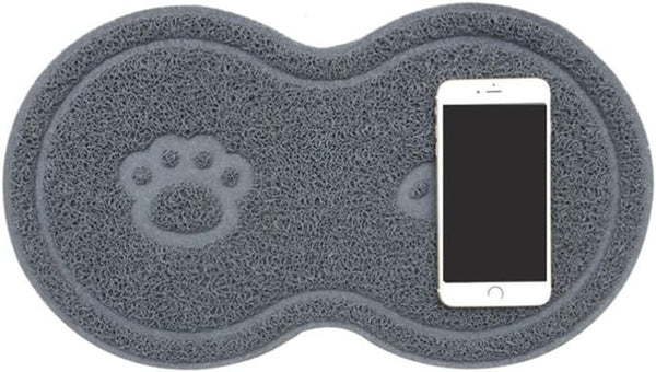 Hemobllo Pet Litter Mat Pet Food Tray Cat Mat Pet Food Containers Pet Water Bowl Pet Food Mats Litter Mats Extra Large Easy Clean Cat Litter Mat Dog Pads Extra Large Floor Mat Cats and Dogs3