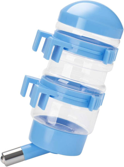 No Drip Dog Kennel Water Bottle Dispenser for Crate, 400Ml Dripless Pet Drinking Fountains Kettle with Automatically Feeding Water (White)6
