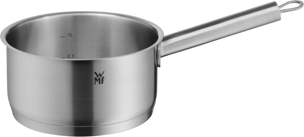 732146040 Comfort Line Topfset Induktion 4-Teilig Cromargan Matte Stainless Steel Pots Set with Glass Lid, Scale, Stackable, Uncoated, 18/108
